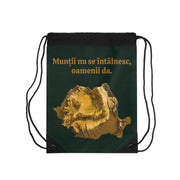Carpathian Gold – Premium Drawstring Bag (Forest Green)