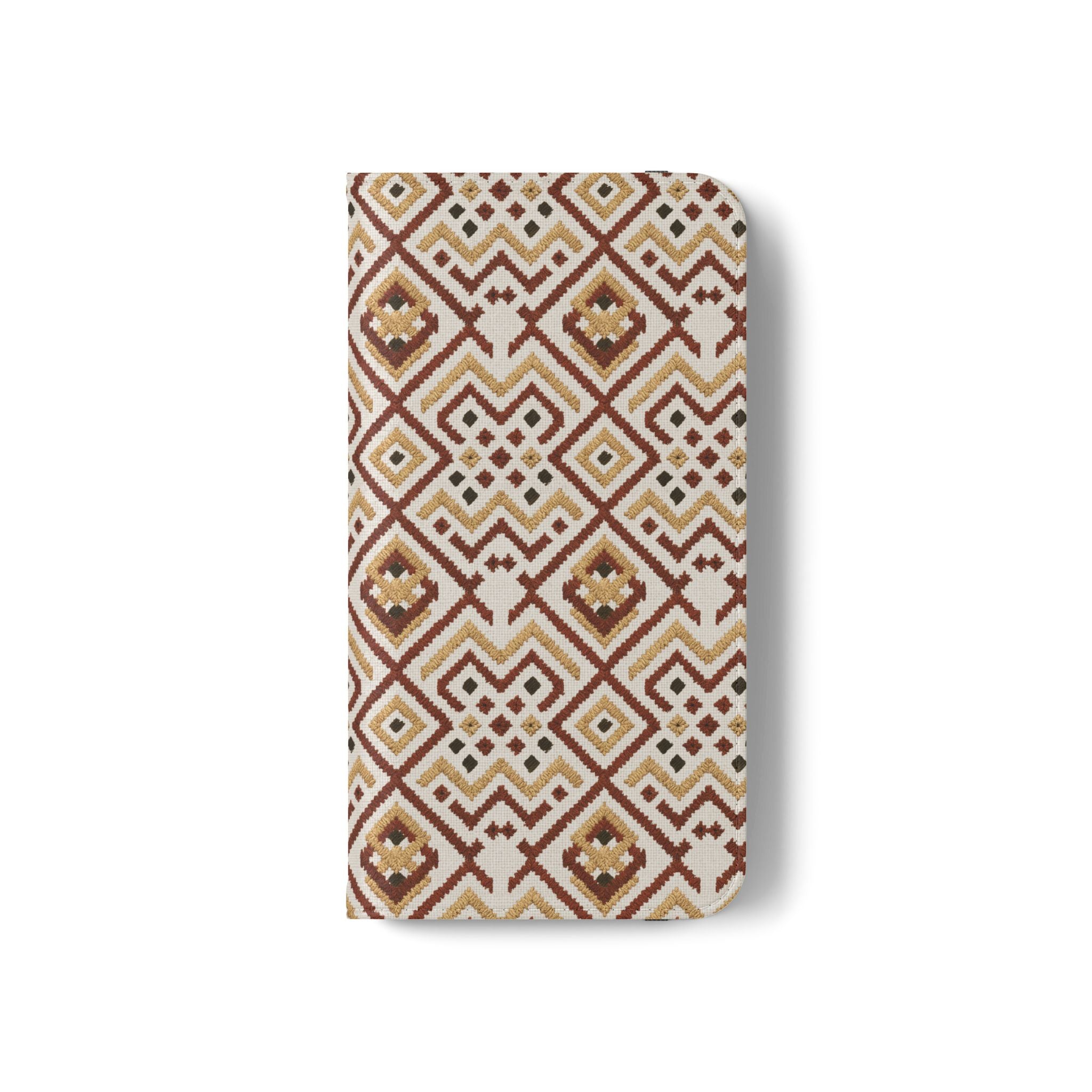 Munții în foc – Ediția a III-a „Inima Munților” | Husă din piele vegană inspirată de broderie (seria iPhone)