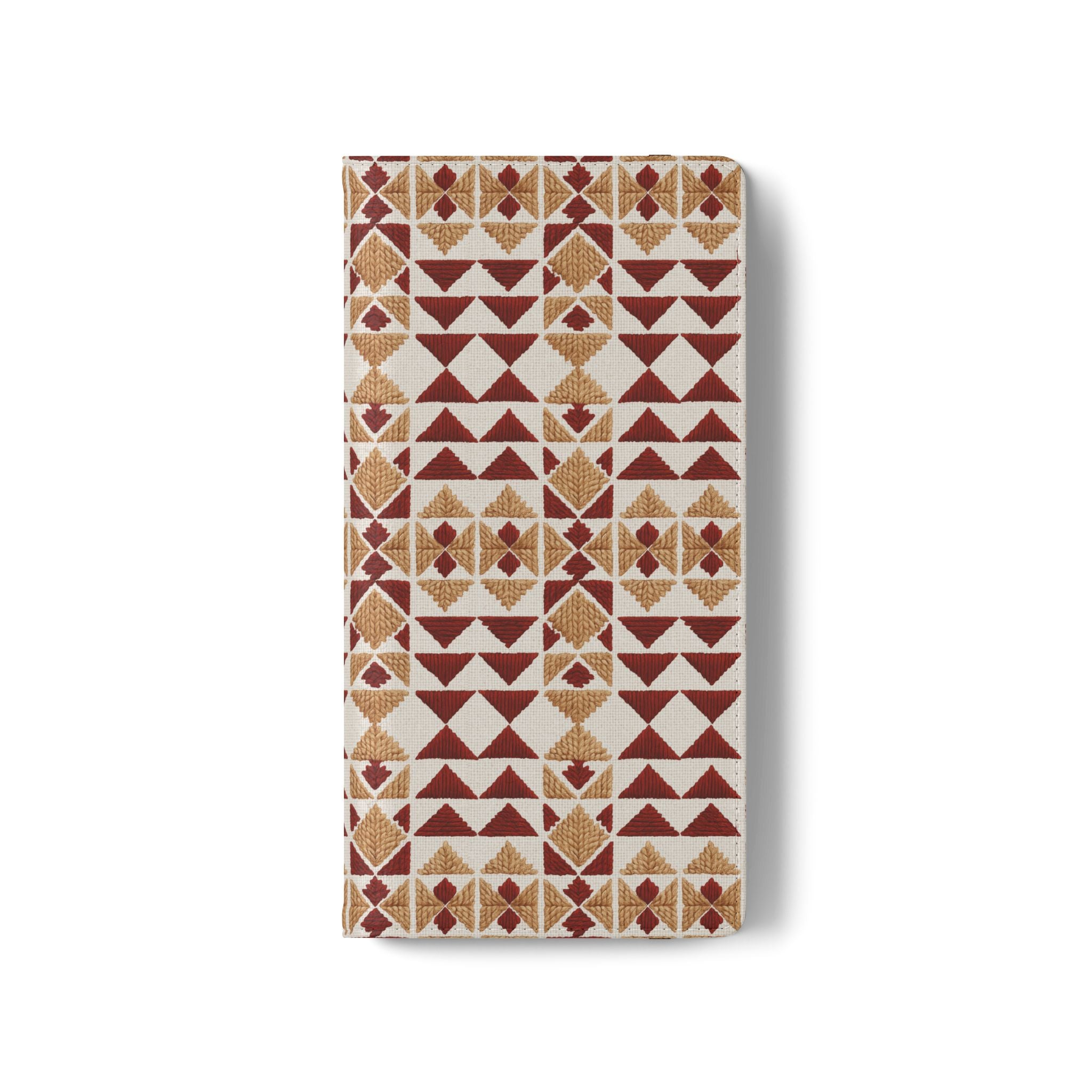 Munții în foc – Ediția II „Vârfuri și fire” | Husă din piele vegană inspirată de broderii (seria Samsung)